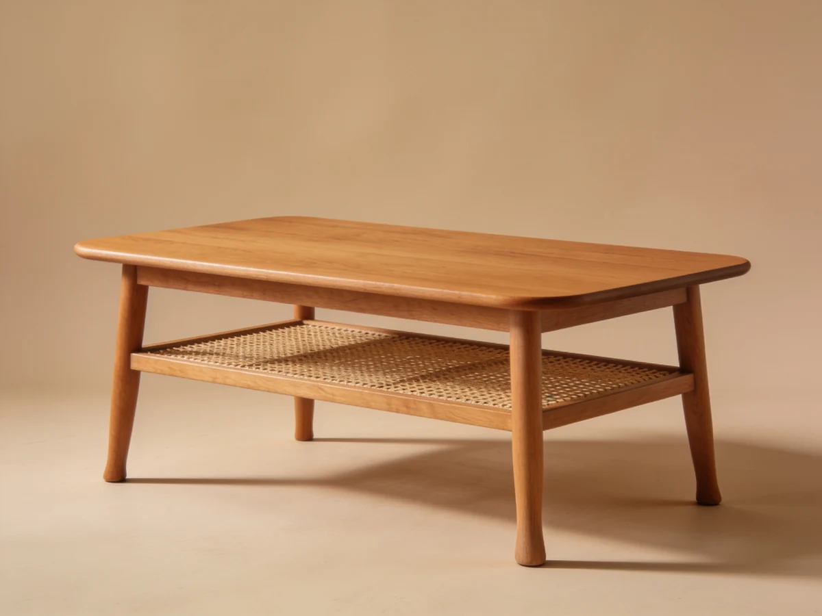 Rattan Ablagetisch